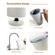 Load image into Gallery viewer, Zen Lyfe Milk Frother and Steamer Coffee Frother for Hot and Cold Foam 4-IN-1 Automatic Stainless Steel 8.05oz Milk Warmer Electric Milk Frother for Coffee, Latte, Macchiato The Hillary Style